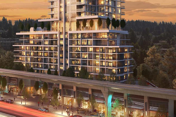 Mixed use retail/residential project in Coquitlam, BC