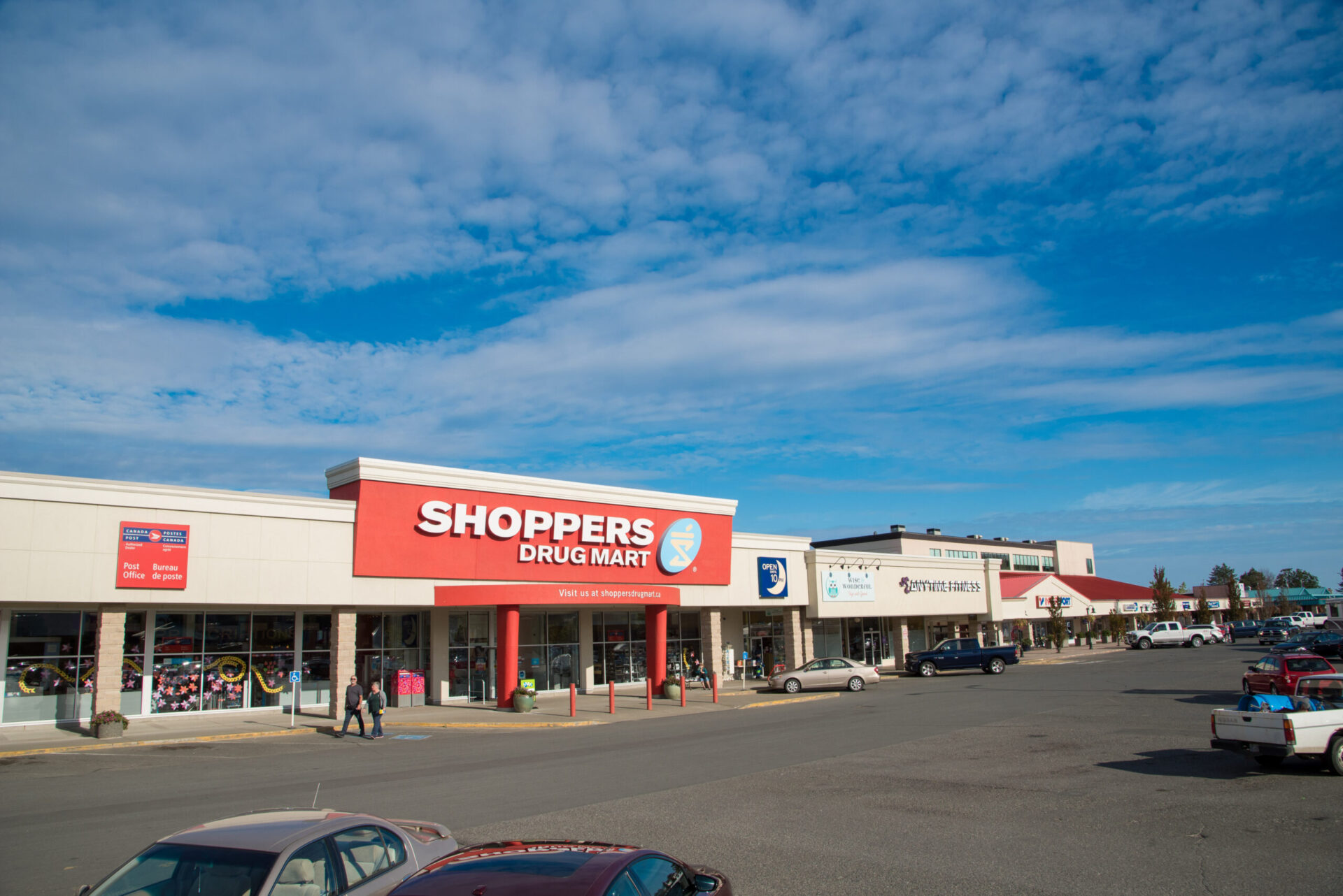 Shopping centre in Campbell River