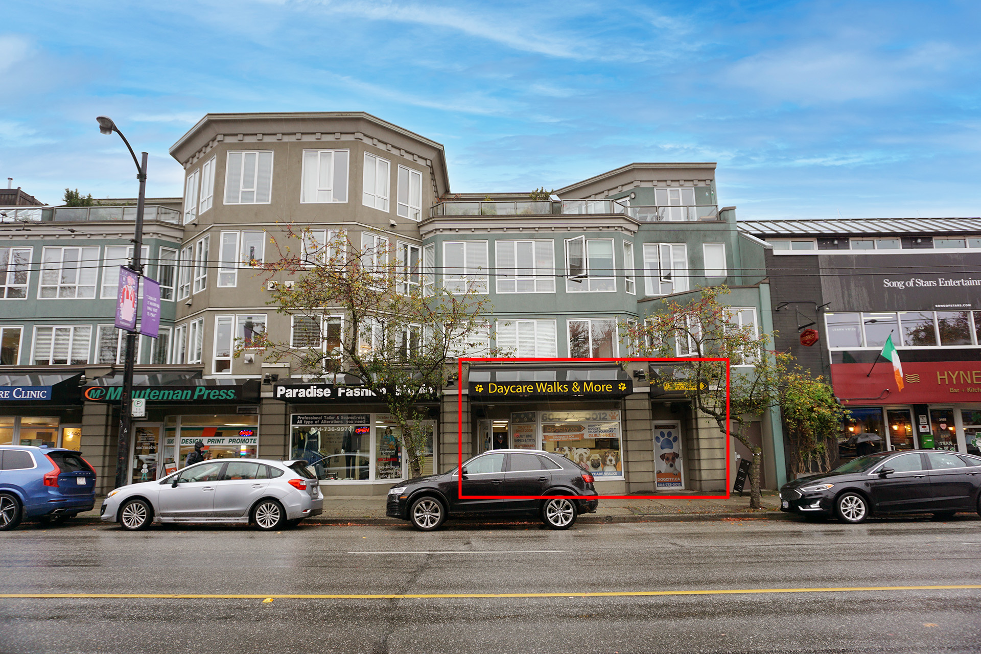 lease retail space on the Broadway corridor