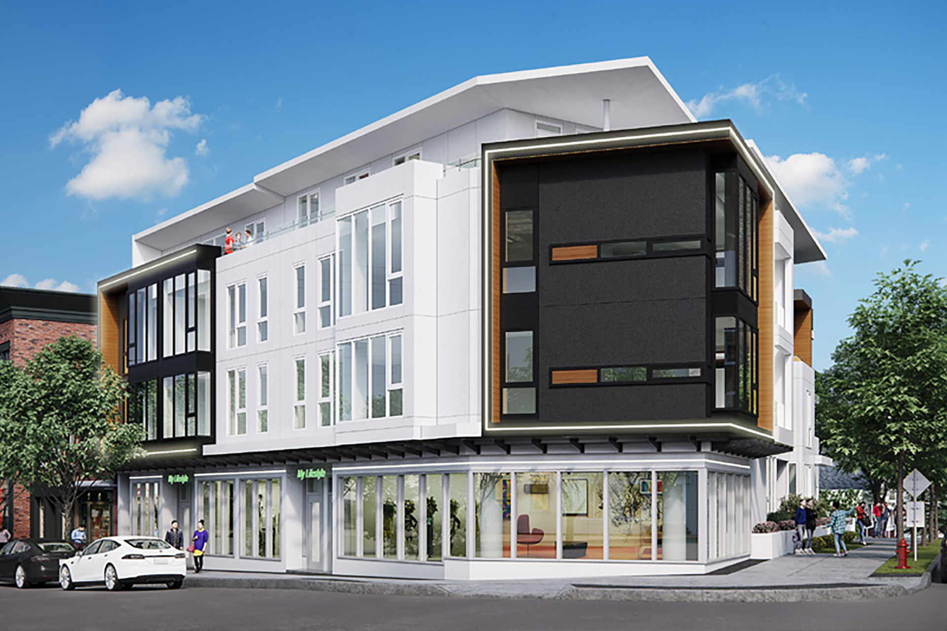 Mixed-use development on Kigsway