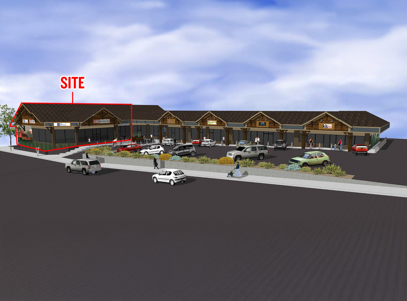 Kimberlye Square. Retail space for lease in Kimberly, BC