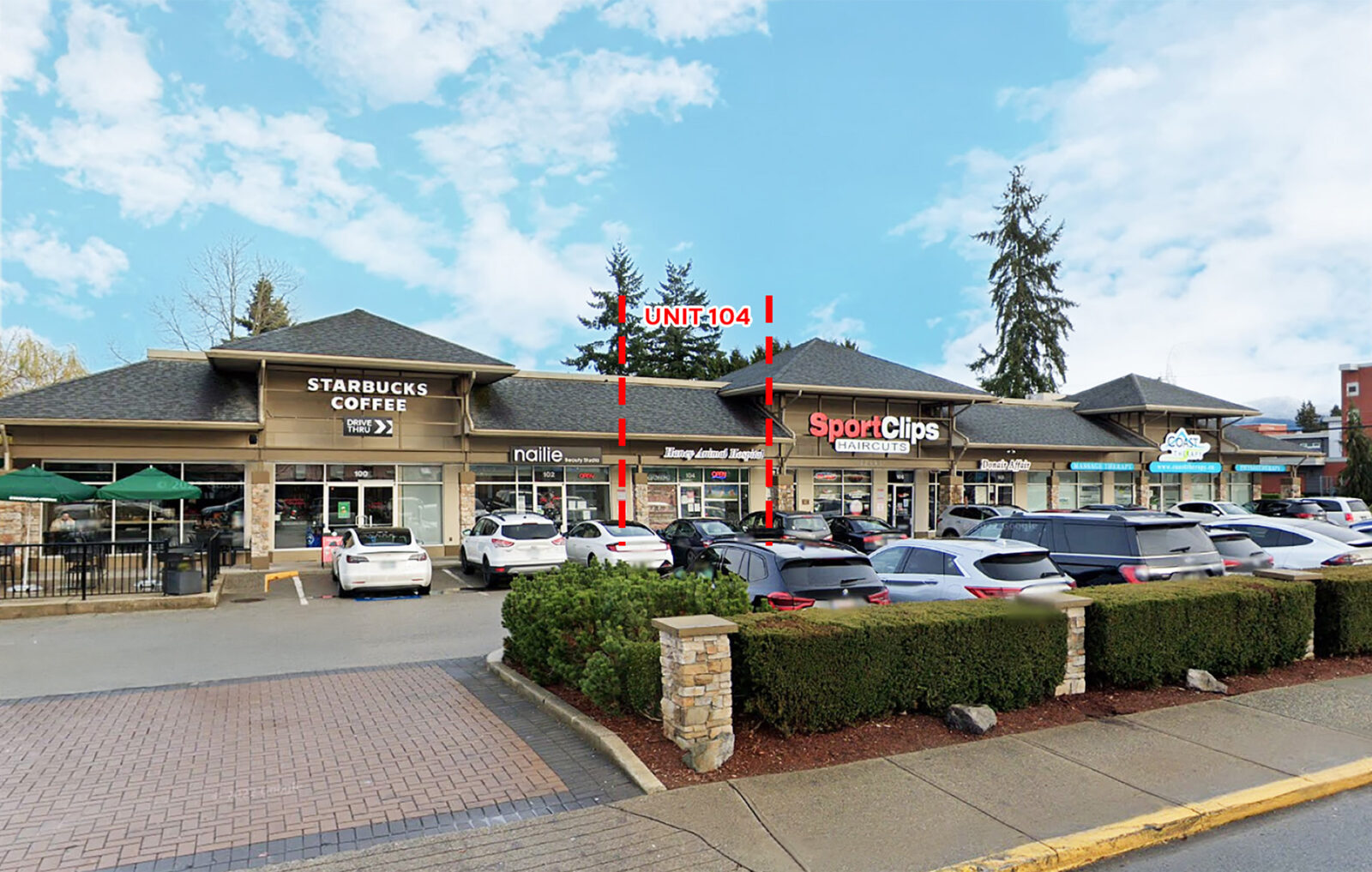 retail space at Maple Ridge