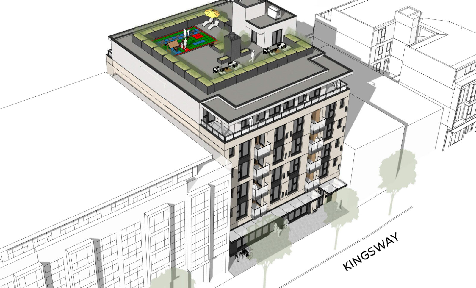 940 Kingsway - Rendering